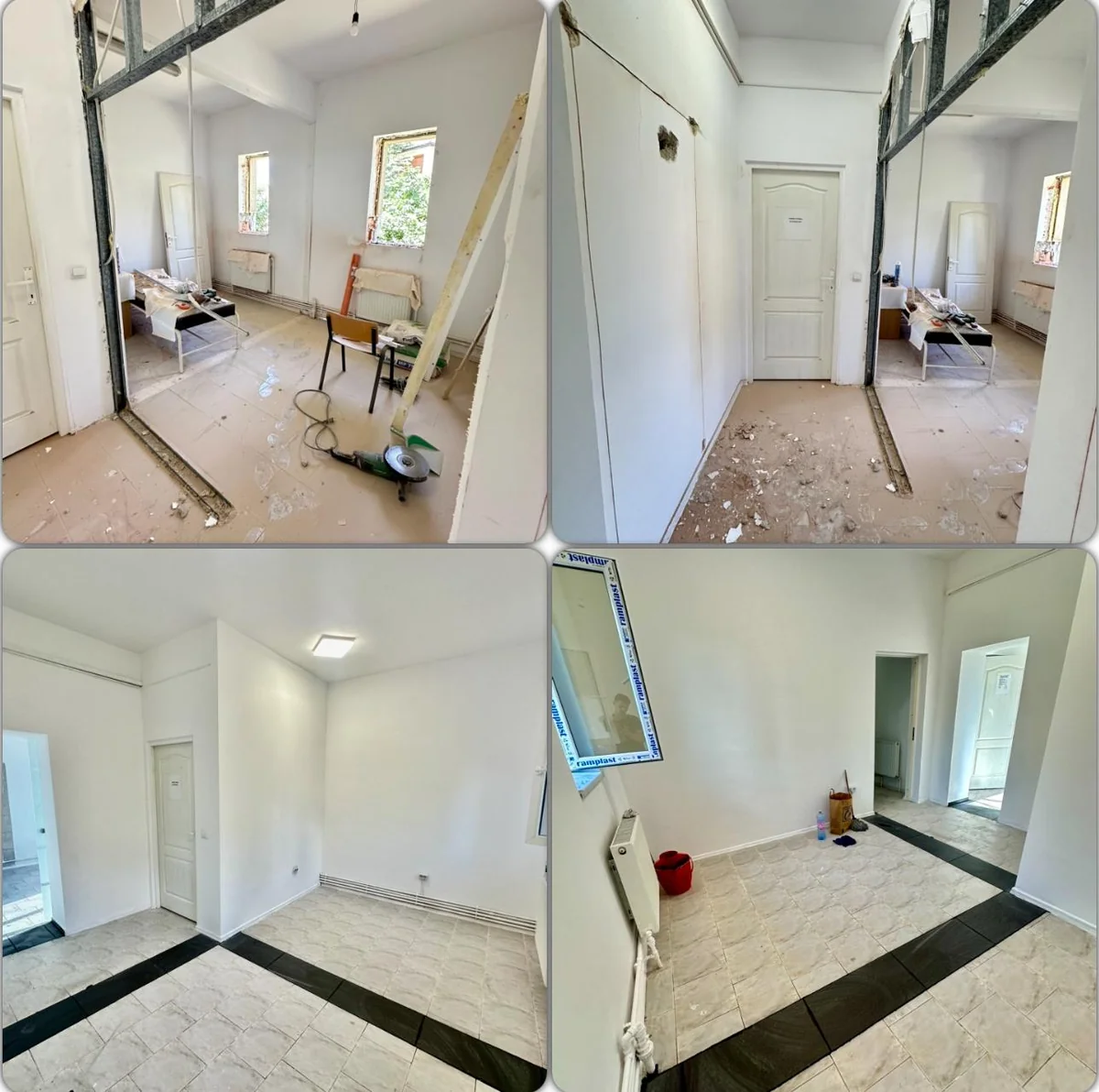 Cameră renovată zugrăveli finisaje Iași