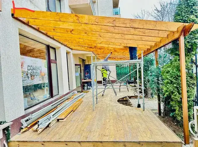 Pergolă metalică și structuri exterioare Iași
